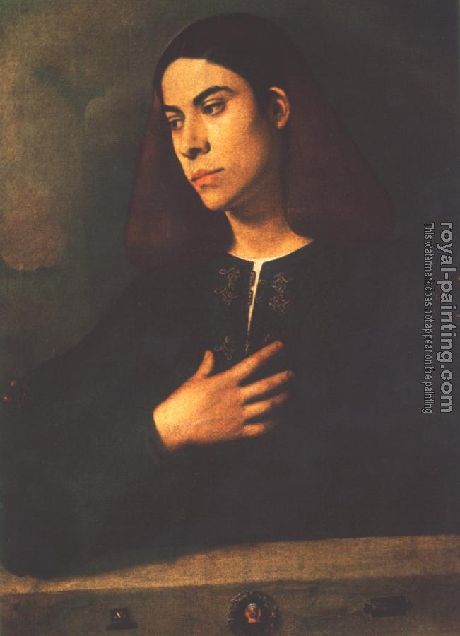 Giorgione : Portrait of a Youth, Antonio Broccardo